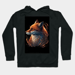 Majestic Fox Portrait Hoodie